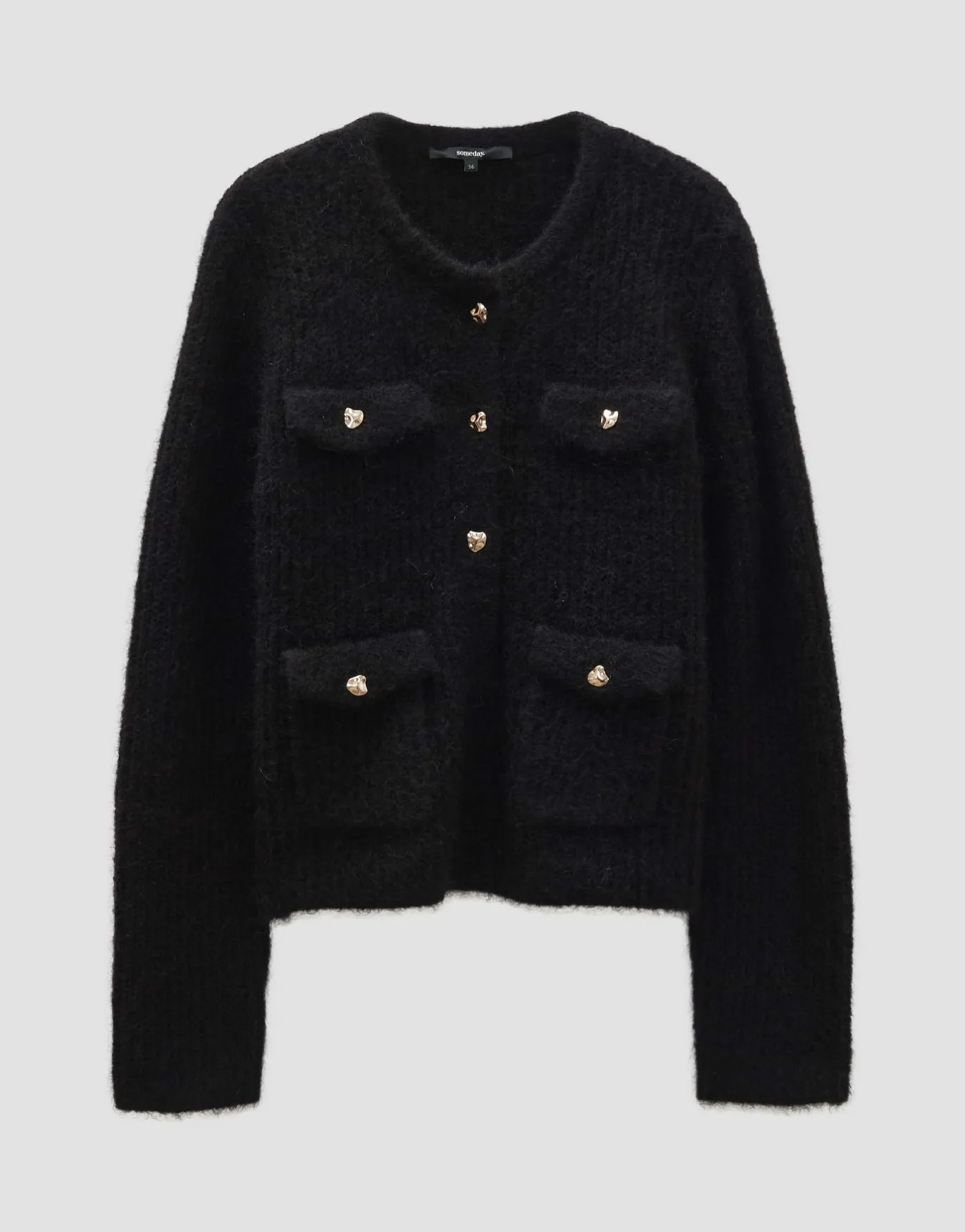 Damen OPUS Strick^Cardigan Tinara Detail Schwarz Online Bestellen