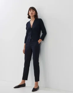 Damen OPUS Hosen^Chino Celana Blau Online Bestellen