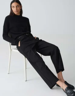 Damen OPUS Hosen^City Pants Morella Schwarz Online Bestellen