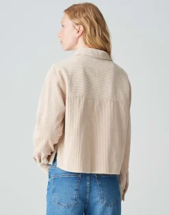 Damen OPUS Blusen^Cordbluse Falba Beige Online Bestellen