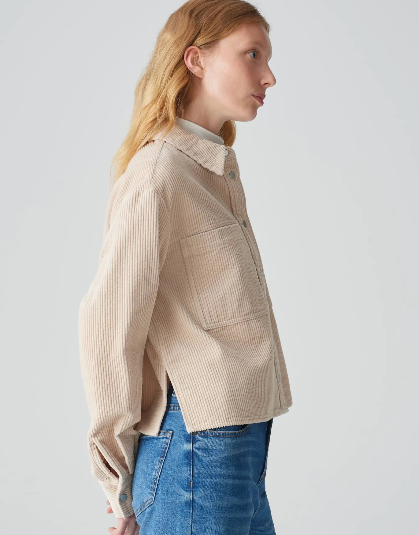 Damen OPUS Blusen^Cordbluse Falba Beige Online Bestellen