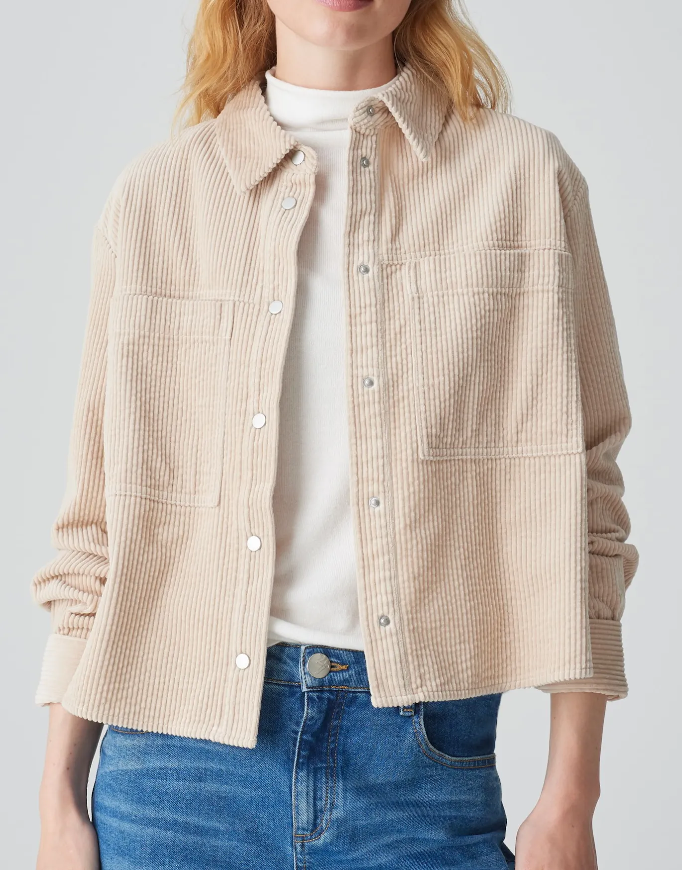 Damen OPUS Blusen^Cordbluse Falba Beige Online Bestellen