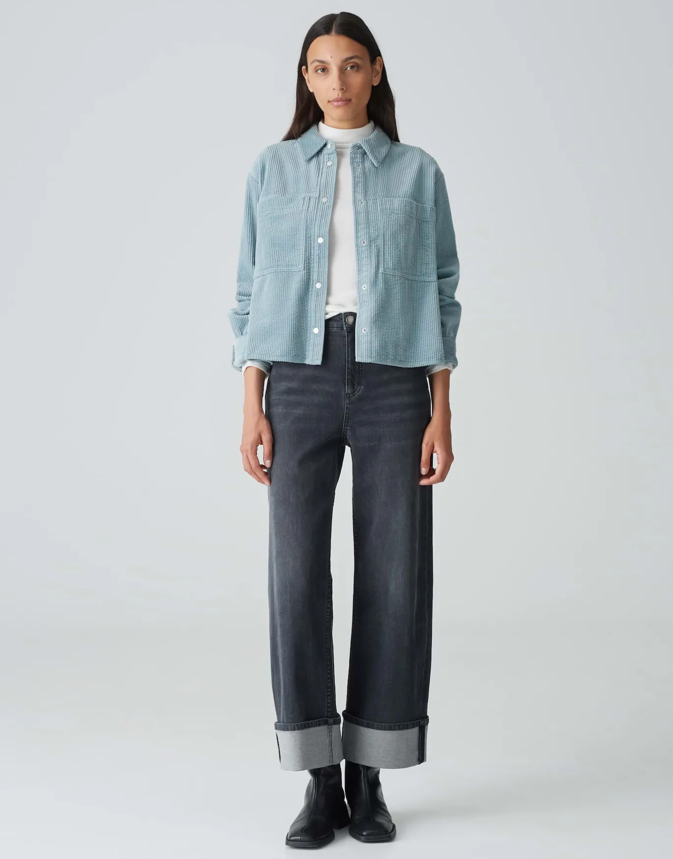 Damen OPUS Blusen^Cordbluse Falba Blau Online Bestellen