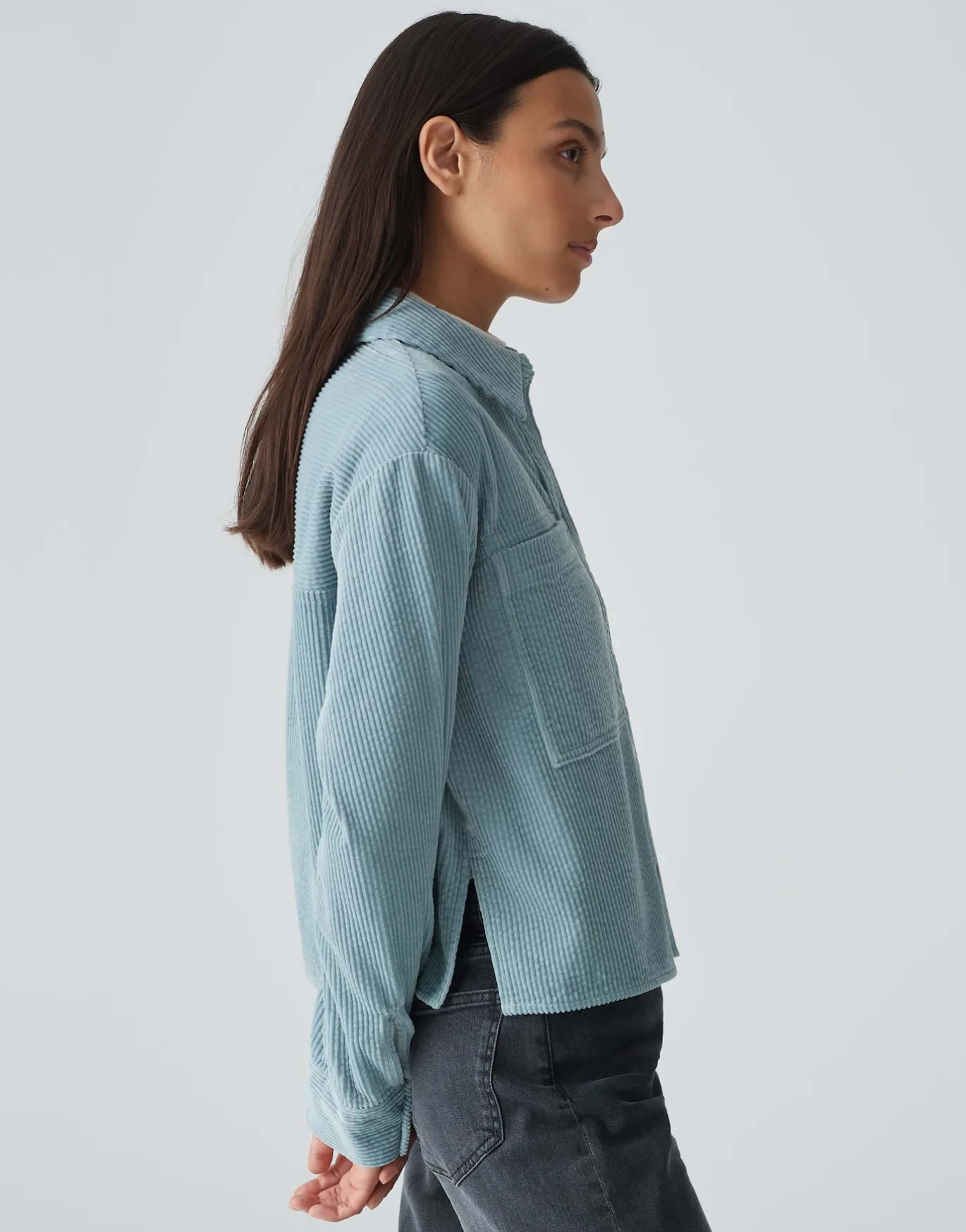 Damen OPUS Blusen^Cordbluse Falba Blau Online Bestellen