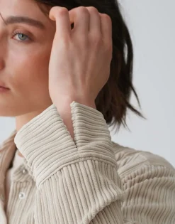 Damen OPUS Blusen^Cordbluse Fanki Beige Online Bestellen