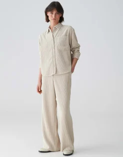 Damen OPUS Blusen^Cordbluse Fanki Beige Online Bestellen