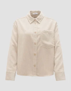 Damen OPUS Blusen^Cordbluse Fanki Beige Online Bestellen