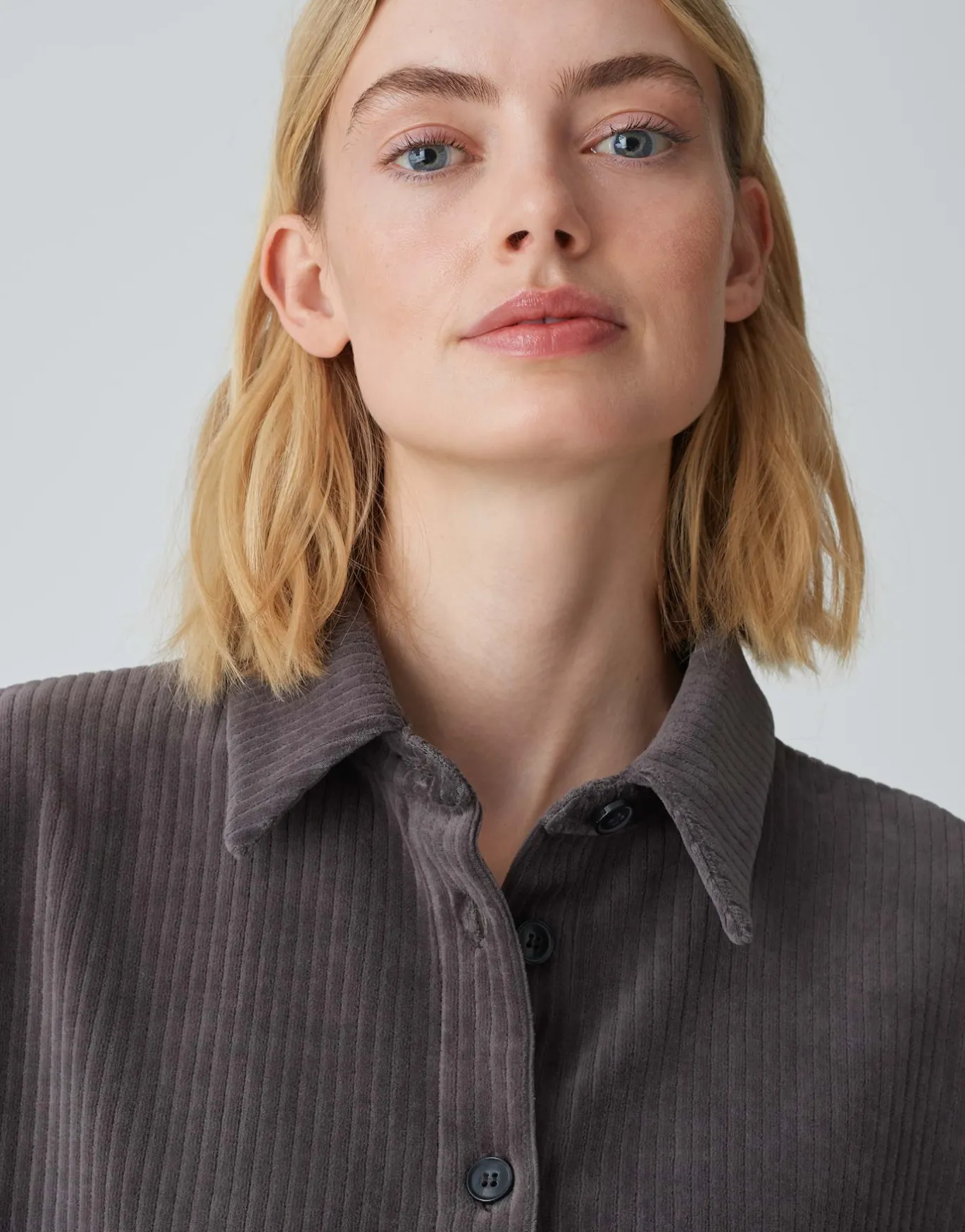 Damen OPUS Blusen^Cordbluse Flevo Grau Online Bestellen