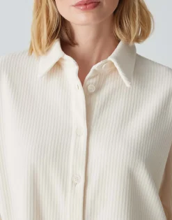 Damen OPUS Blusen^Cordbluse Flevo Weiß Online Bestellen