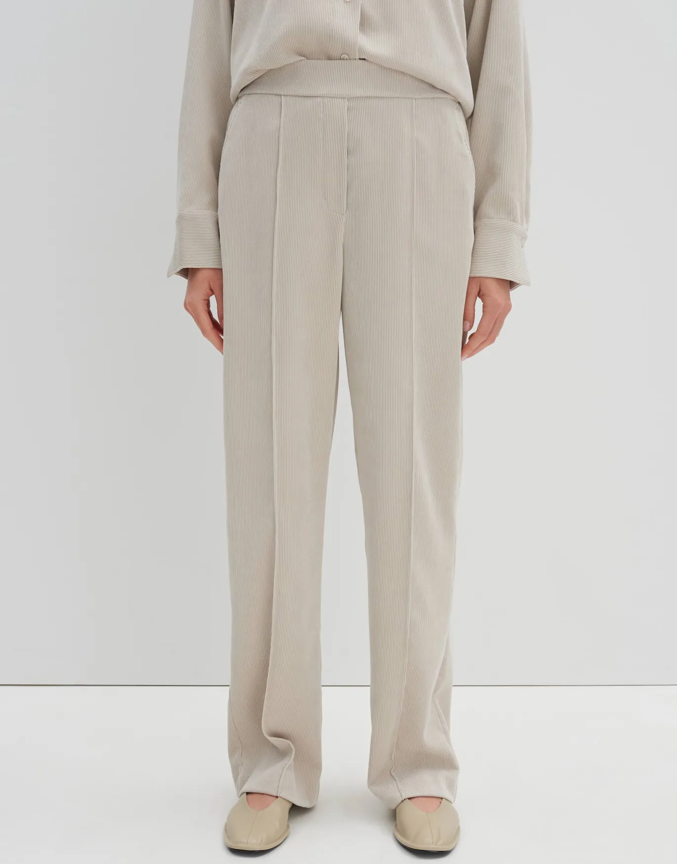 Damen OPUS Hosen^Cordhose Cenya Corduroy Beige Online Bestellen