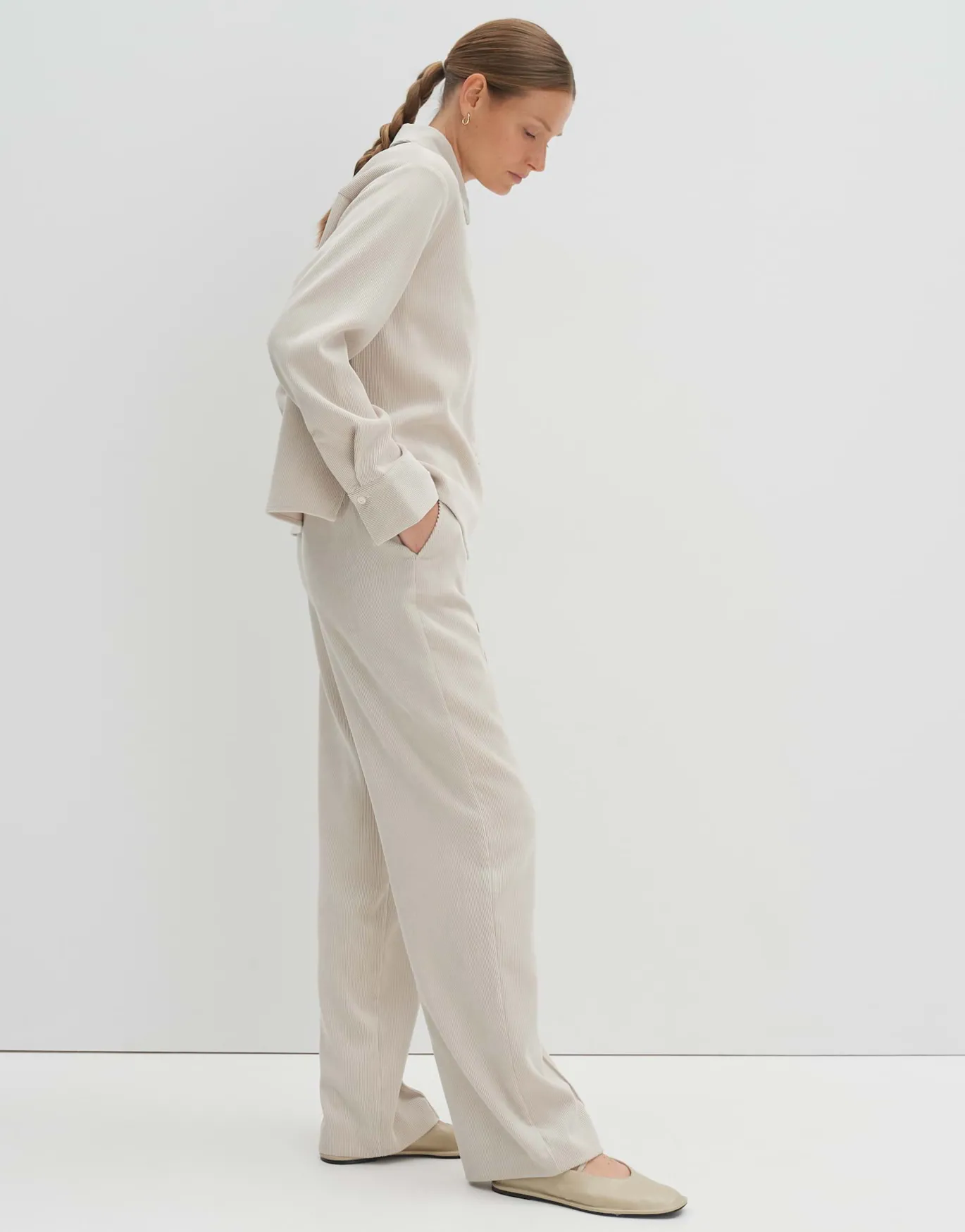 Damen OPUS Hosen^Cordhose Cenya Corduroy Beige Online Bestellen