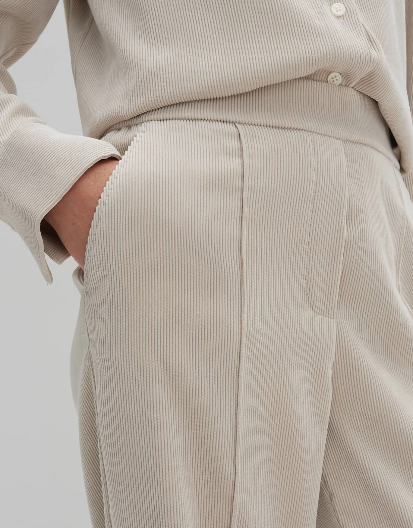 Damen OPUS Hosen^Cordhose Cenya Corduroy Beige Online Bestellen