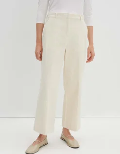 Damen OPUS Hosen^Cordhose Cisilia Corduroy Weiß Online Bestellen