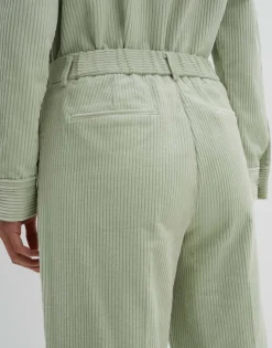 Damen OPUS Hosen^Cordhose Cisilia Corduroy Grün Online Bestellen