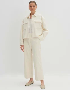 Damen OPUS Hosen^Cordhose Cisilia Corduroy Weiß Online Bestellen