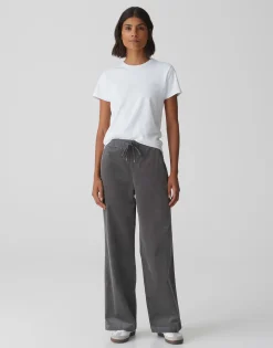 Damen OPUS Hosen^Cordhose Mileni Track Grau Online Bestellen