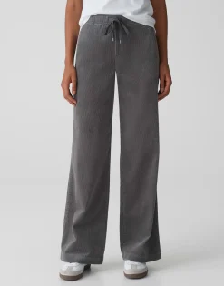 Damen OPUS Hosen^Cordhose Mileni Track Grau Online Bestellen