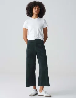 Damen OPUS Hosen^Cordhose Misha Babycord Grün Online Bestellen