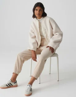 Damen OPUS Hosen^Cordhose Myha Corduroy Beige Online Bestellen