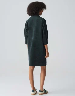 Damen OPUS Kleider^Cordkleid Wedelia Grün Online Bestellen