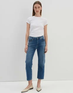Damen OPUS Jeans^Cropped Relaxed Jeans Corah Blau Online Bestellen