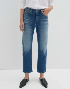 Damen OPUS Jeans^Cropped Relaxed Jeans Corah Iconic Blau Online Bestellen