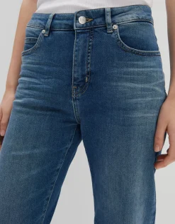 Damen OPUS Jeans^Cropped Relaxed Jeans Corah Blau Online Bestellen