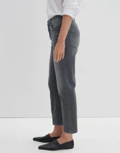 Damen OPUS Jeans^Cropped Relaxed Jeans Corah Iconic Grau Online Bestellen