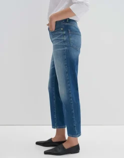 Damen OPUS Jeans^Cropped Relaxed Jeans Corah Iconic Blau Online Bestellen