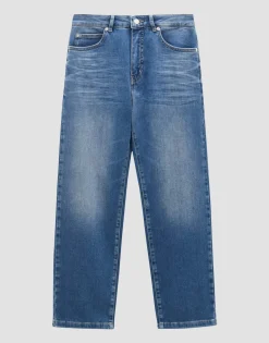 Damen OPUS Jeans^Cropped Relaxed Jeans Corah Blau Online Bestellen