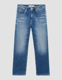Damen OPUS Jeans^Cropped Relaxed Jeans Corah Iconic Blau Online Bestellen