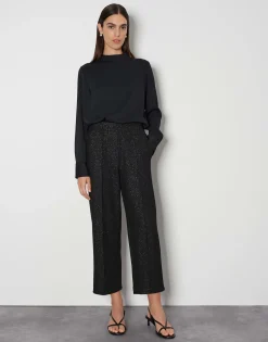 Damen OPUS Hosen^Culotte Cusam Glam Schwarz Online Bestellen