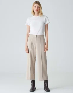 Damen OPUS Hosen^Culotte Malino Beige Online Bestellen