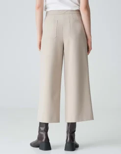 Damen OPUS Hosen^Culotte Malino Beige Online Bestellen