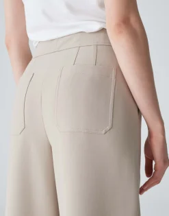 Damen OPUS Hosen^Culotte Malino Beige Online Bestellen