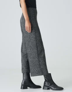 Damen OPUS Hosen^Culotte Misha Boucle Schwarz Online Bestellen