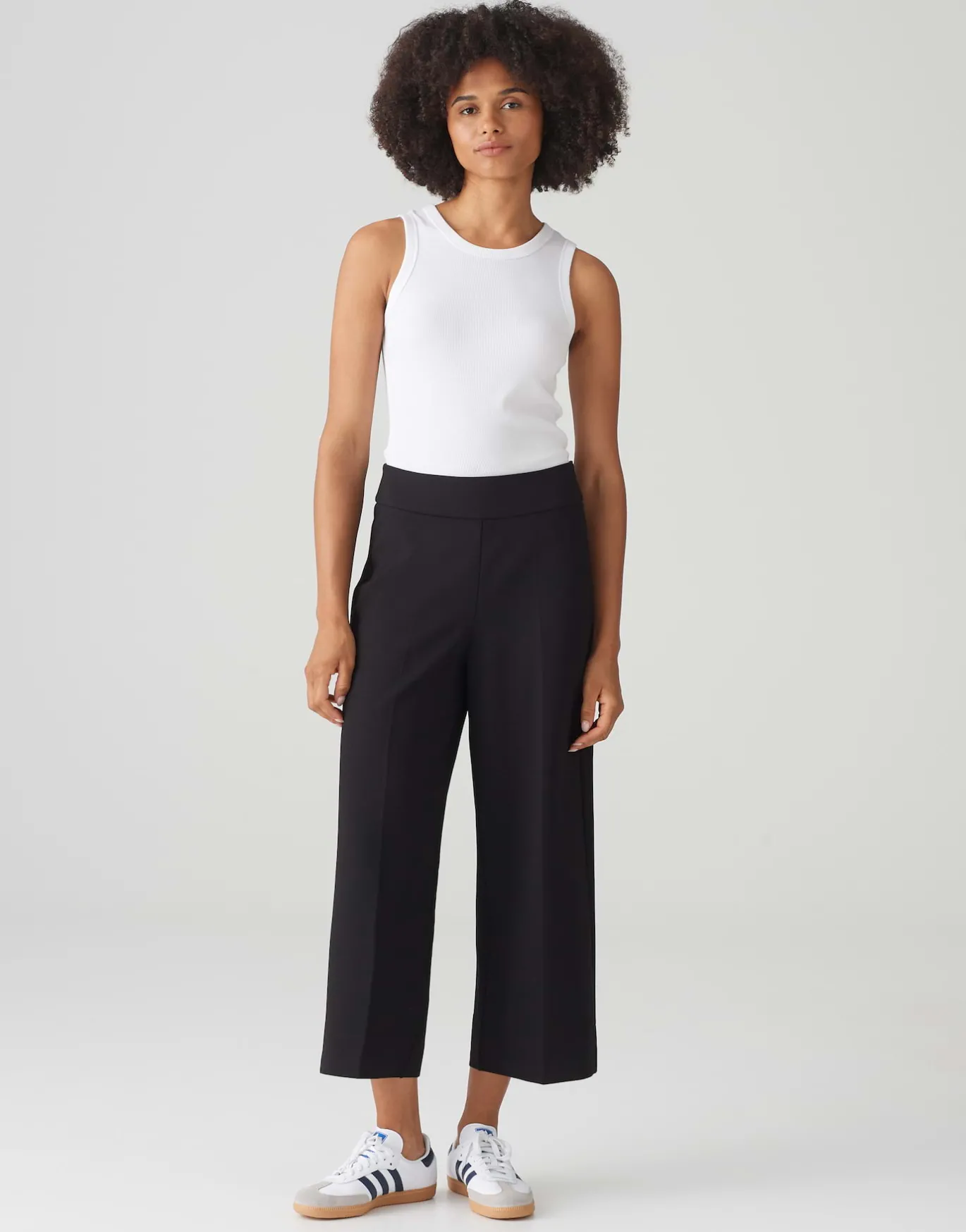 Damen OPUS Hosen^Culotte Misha City Schwarz Online Bestellen