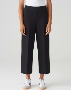 Damen OPUS Hosen^Culotte Misha City Schwarz Online Bestellen