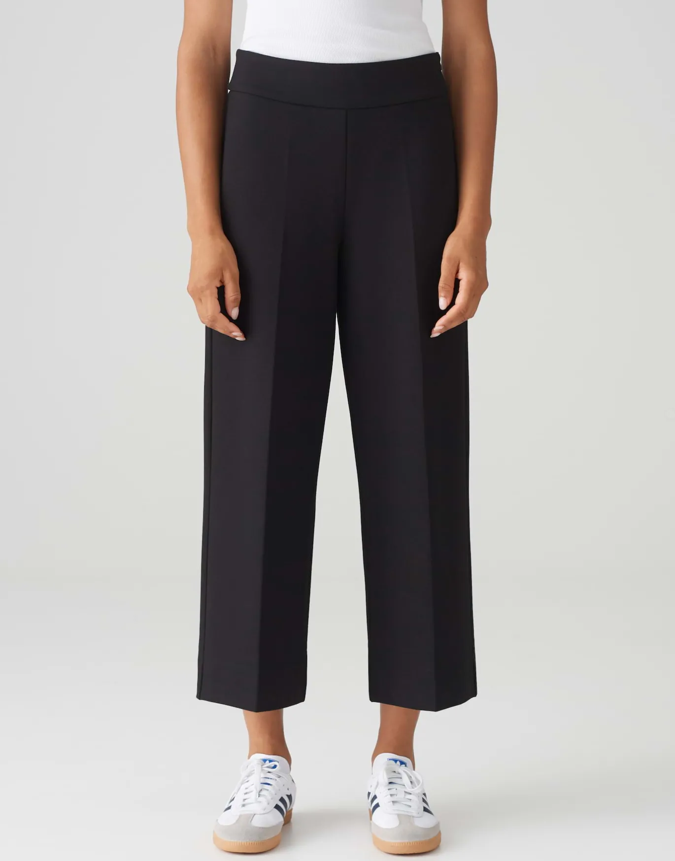 Damen OPUS Hosen^Culotte Misha City Schwarz Online Bestellen