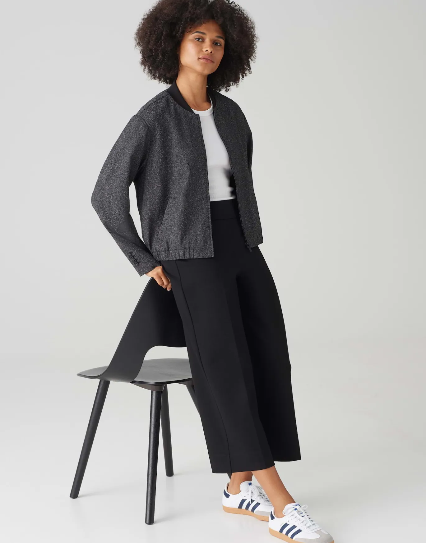 Damen OPUS Hosen^Culotte Misha City Schwarz Online Bestellen