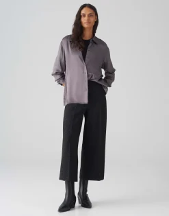 Damen OPUS Hosen^Culotte Misha Festive Schwarz Online Bestellen