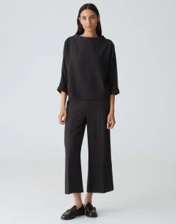 Damen OPUS Hosen^Culotte Misha Tradition Braun Online Bestellen