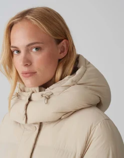Damen OPUS Jacken / Mäntel^Daunenmantel Halline Beige Online Bestellen
