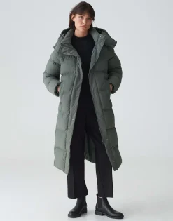 Damen OPUS Jacken / Mäntel^Daunenmantel Halline Grün Online Bestellen