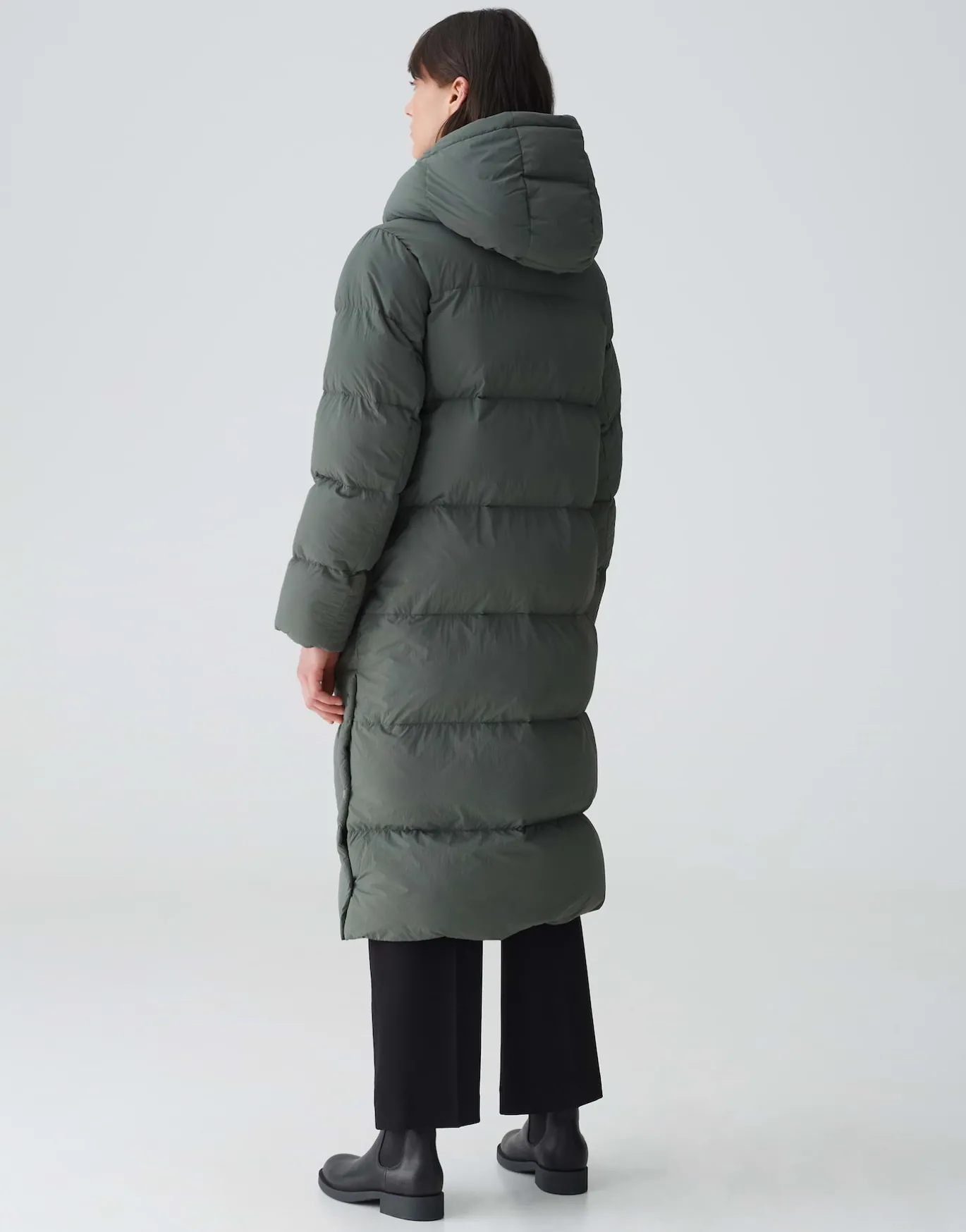 Damen OPUS Jacken / Mäntel^Daunenmantel Halline Grün Online Bestellen