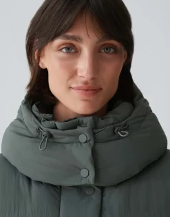 Damen OPUS Jacken / Mäntel^Daunenmantel Halline Grün Online Bestellen