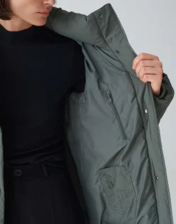 Damen OPUS Jacken / Mäntel^Daunenmantel Halline Grün Online Bestellen