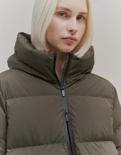 Damen OPUS Jacken / Mäntel^Daunenmantel Vanouk Grün Online Bestellen