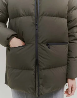 Damen OPUS Jacken / Mäntel^Daunenmantel Vanouk Grün Online Bestellen