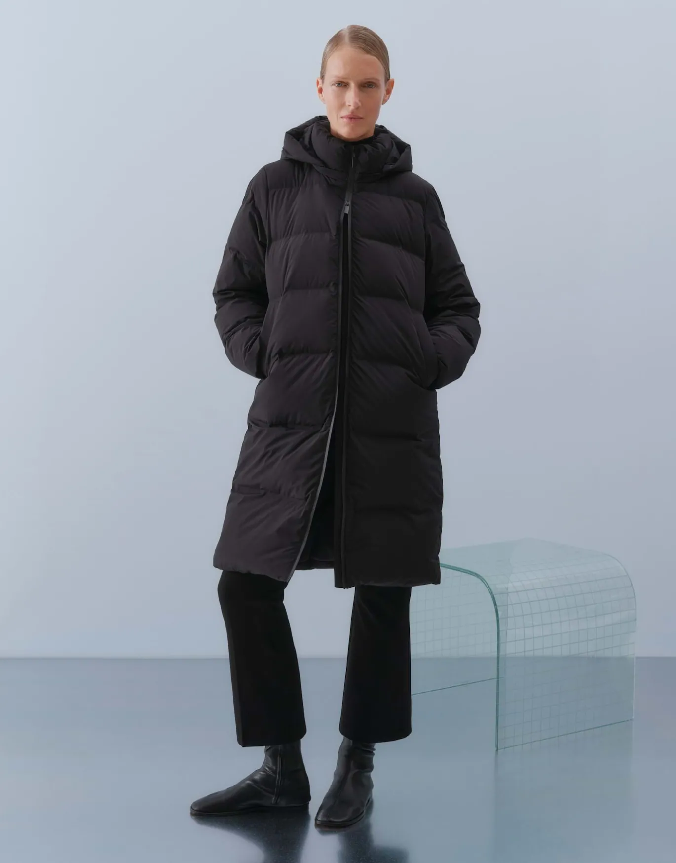 Damen OPUS Jacken / Mäntel^Daunenmantel Vatina Schwarz Online Bestellen